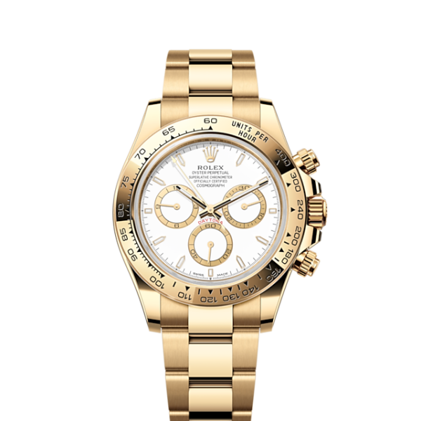 Rolex Cosmograph Daytona 40mm, 18k Yellow Gold, Ref# 126508-0001