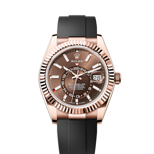 Rolex Sky-Dweller, 42mm, 18k Everose Gold, Ref# 336235-0002