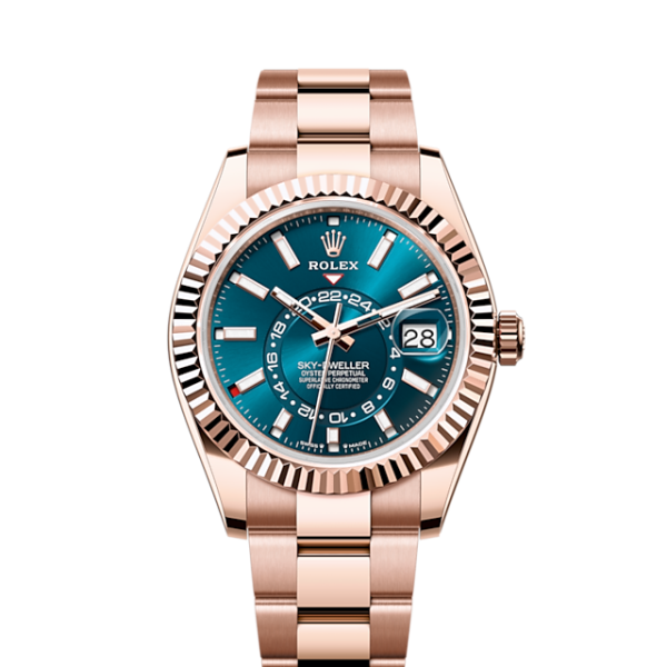 Rolex Sky-Dweller, 42mm, 18k Everose Gold, Ref# 336935-0001