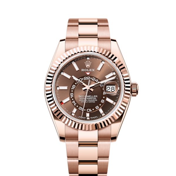 Rolex Sky-Dweller, 42mm, 18k Everose Gold, Ref# 336935-0002