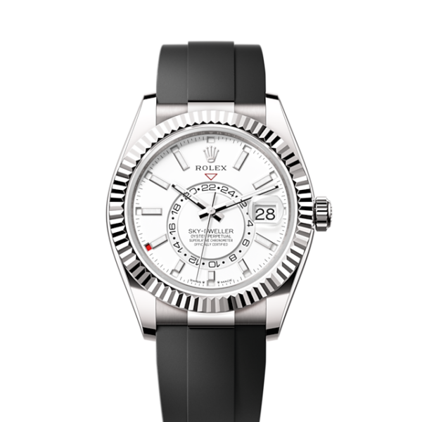 Rolex Sky-Dweller, 42mm, 18k White Gold, Ref# 336239-0003