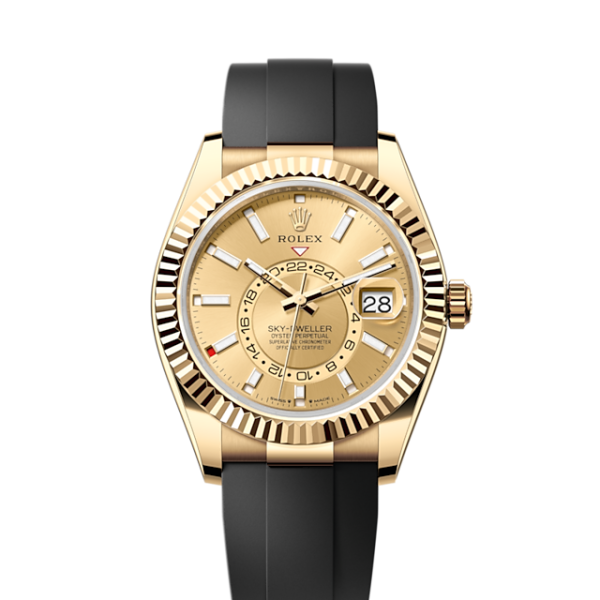 Rolex Sky-Dweller, 42mm, 18k Yellow Gold, Ref# 336238-0001