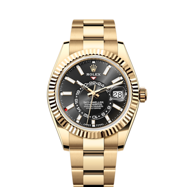 Rolex Sky-Dweller, 42mm, 18k Yellow Gold, Ref# 336938-0002