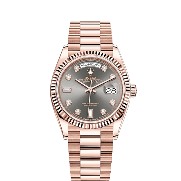 Rolex Day-Date, 36mm, 18k Everose Gold, Ref# 128235-0050