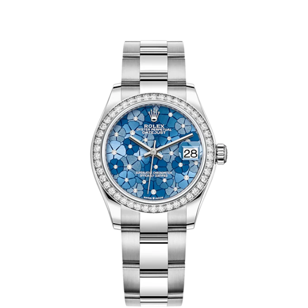 Rolex Datejust 31mm, Oystersteel and 18k White Gold with Diamonds, Ref# 278384rbr-0039