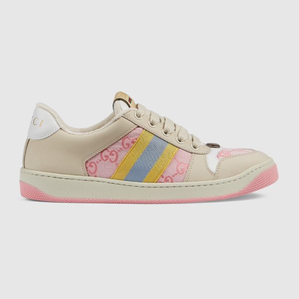 Women's Screener GG Sneaker 'Light Pink GG C  anvas'