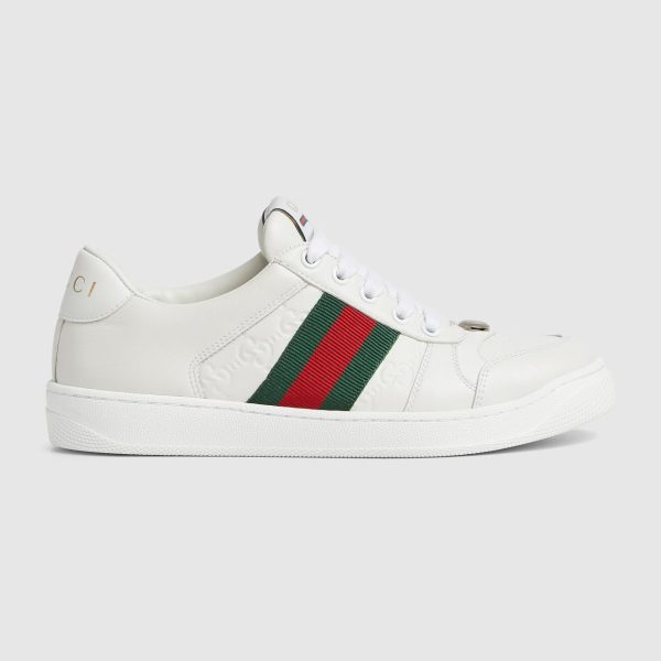 Women's Screener Sneaker 'White Leather'