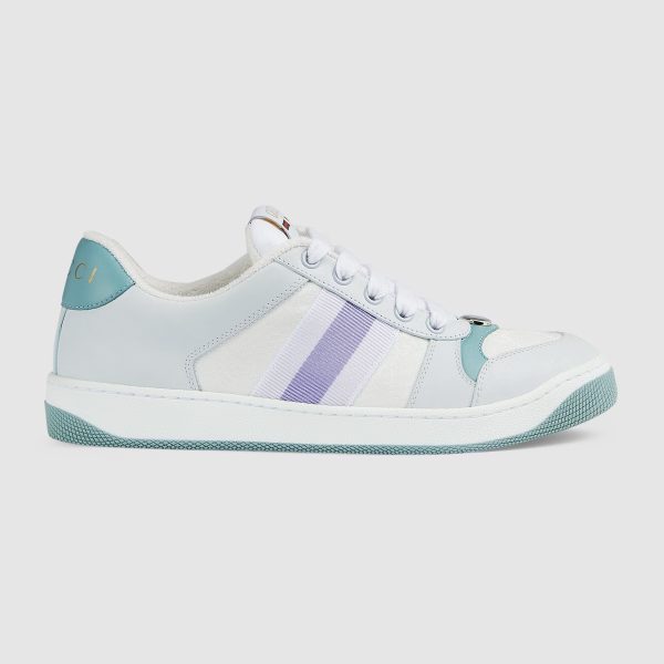 GUCCI Women's Screener Sneaker Light Blue