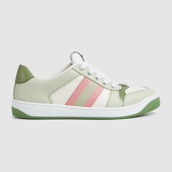 GUCCI Women’s Screener Sneaker White Original GG canvas