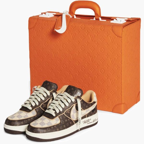 Louis Vuitton x Nike Air Force 1 'Monogram Brown Damier Azur'