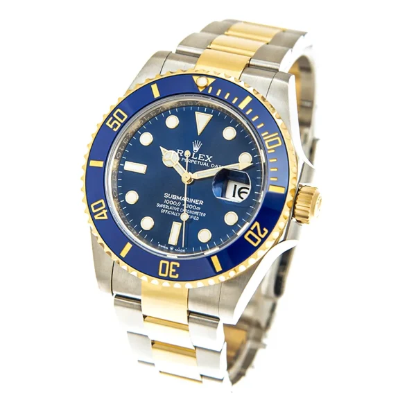 Rolex Submariner Date Blue Dial Steel and Yellow Gold Menâ€™s Watch M126613LB-0002 41mm
